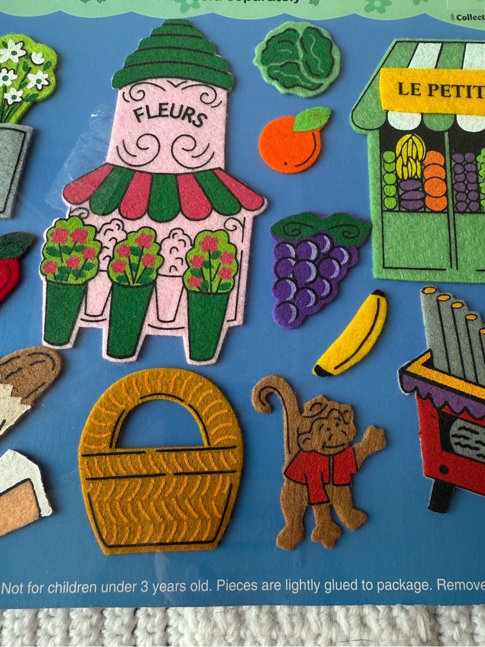Madeline Market Place Felt Board Activity - Picture 4 of 9